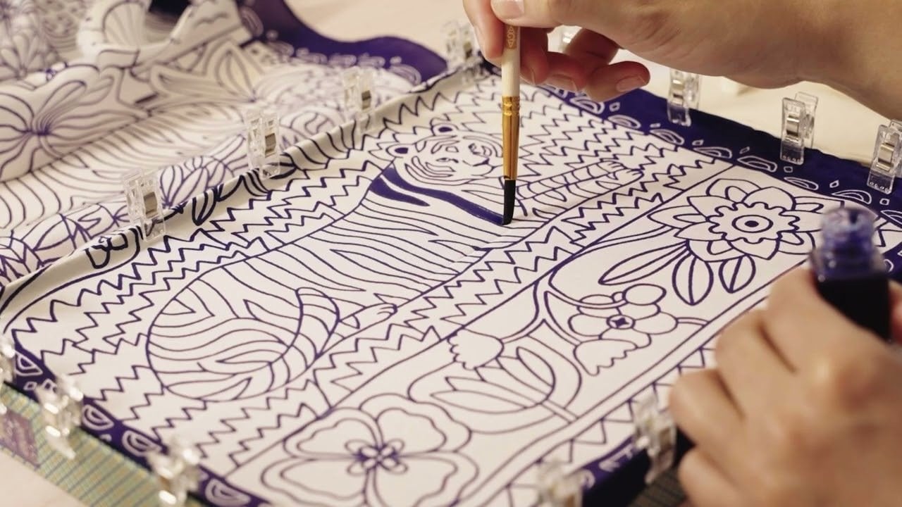 Djeco AGA - Warsztaty kreatywne 10 - Malowanie na jedwabiu