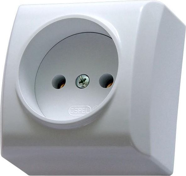 Ospel Gniazdo BIS pojedyncze natynkowe białe (GN-1B/00)