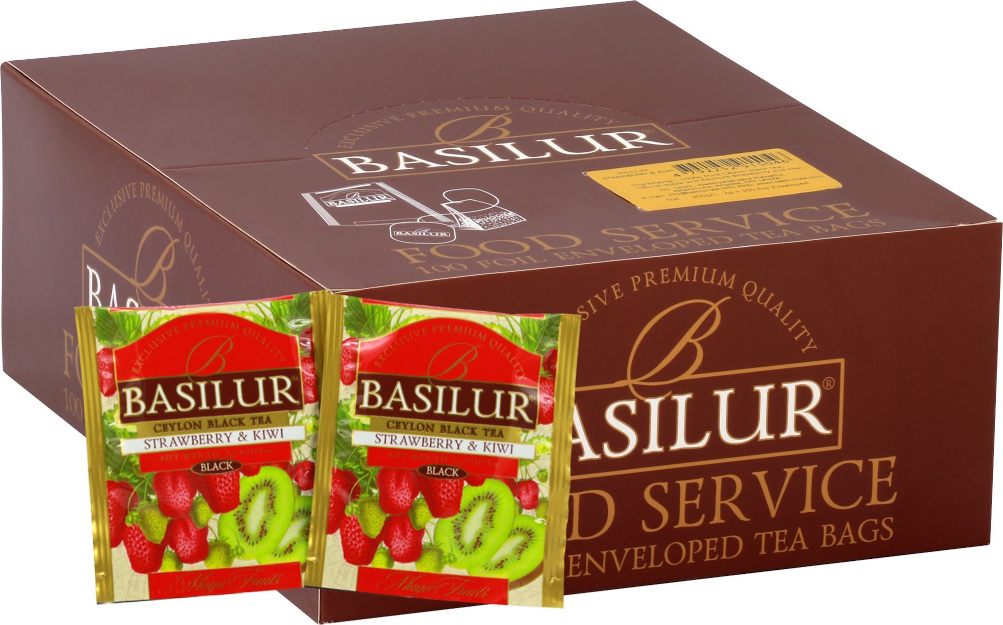 Basilur Basilur STRAWBERRY KIWI herbata czarna owoc HoReCa