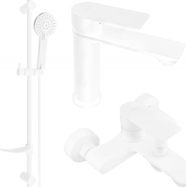 Bateria wannowa Mexen Mexen Royo DF05 zestaw wannowy, biały - 72203DF05-20