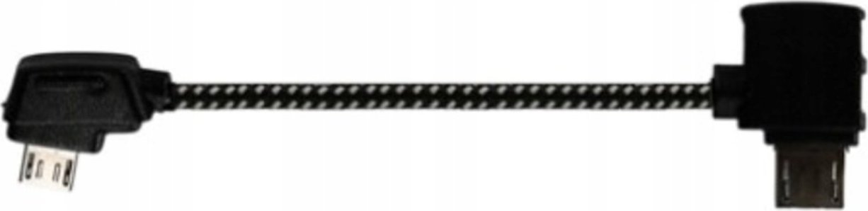 Kabel USB BRDRC microUSB - microUSB 0.1 m Czarny