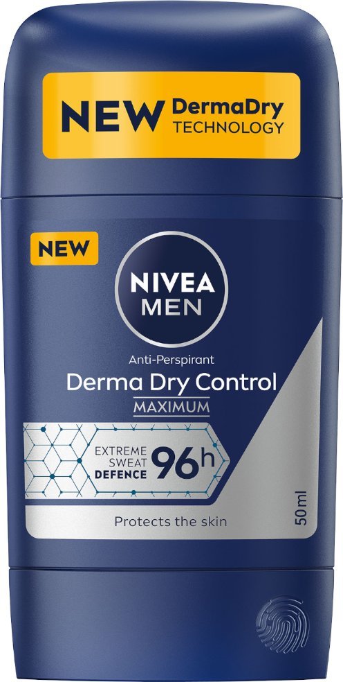 Osram NIVEA MEN Derma Dry Control Antyperspirant w sztyfcie 50 ml