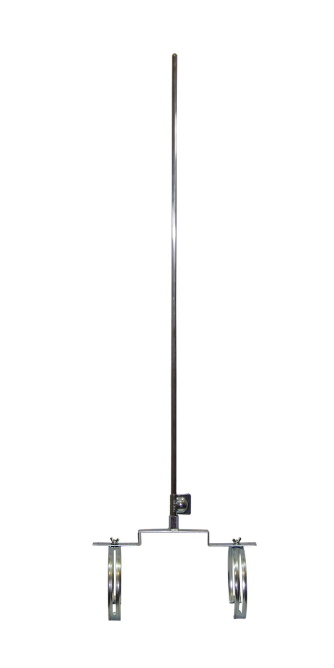 Elko-Bis Iglica gąsiorowa podwójna 12mm aluminium (97102009)