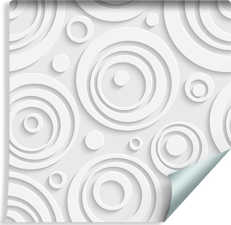 Muralo Tapeta GEOMETRYCZNA - Jasne Okręgi
