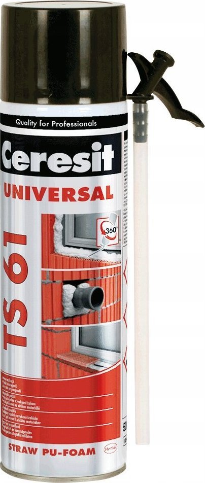 Ceresit PIANKA POLIURETANOWA WĘŻYKOWA CERESIT TS61 500 ml