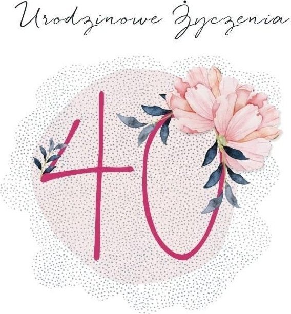 Karnet Swarovski kwadrat CL4540_PO Urodziny 40