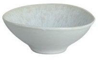 BOWL EMBOS OUTS GLAZE INSIDE WHITE 160ML