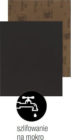 INDASA PAPIER WODNY PLUS SZARY 230x280 P800 1 SZTUKA