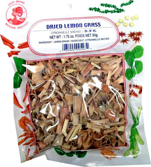 Cock Brand Trawa cytrynowa suszona w kawałkach 50g uniwersalny