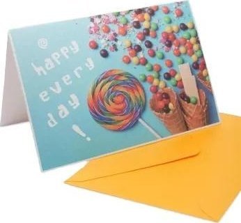 Fresh Karnet B6 JCM-19-7-18 metalizowany Słodkości