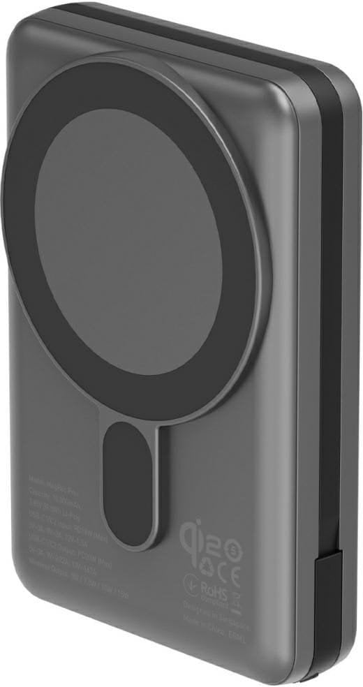 PowerBank indukcyjny Energea MagPac Pro Plus 10000mAh Qi2 Magsafe szary