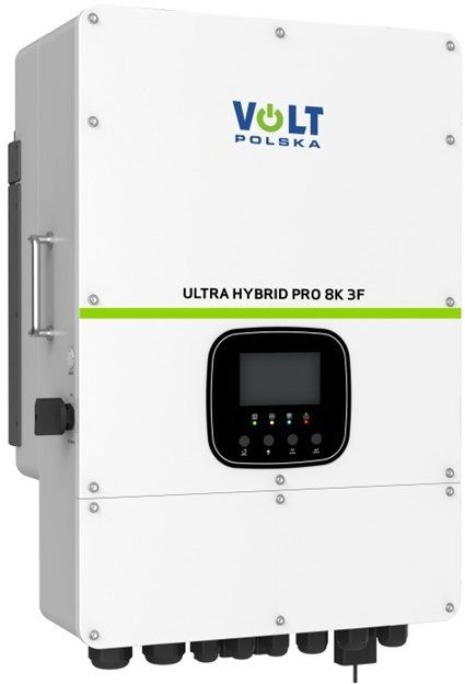 Inwerter solarny hybrydowy Volt Polska Ultra Hybrid Pro 8000W 8K 3F 48/230V-400V 2x MPPT (200-650V) Wi-Fi
