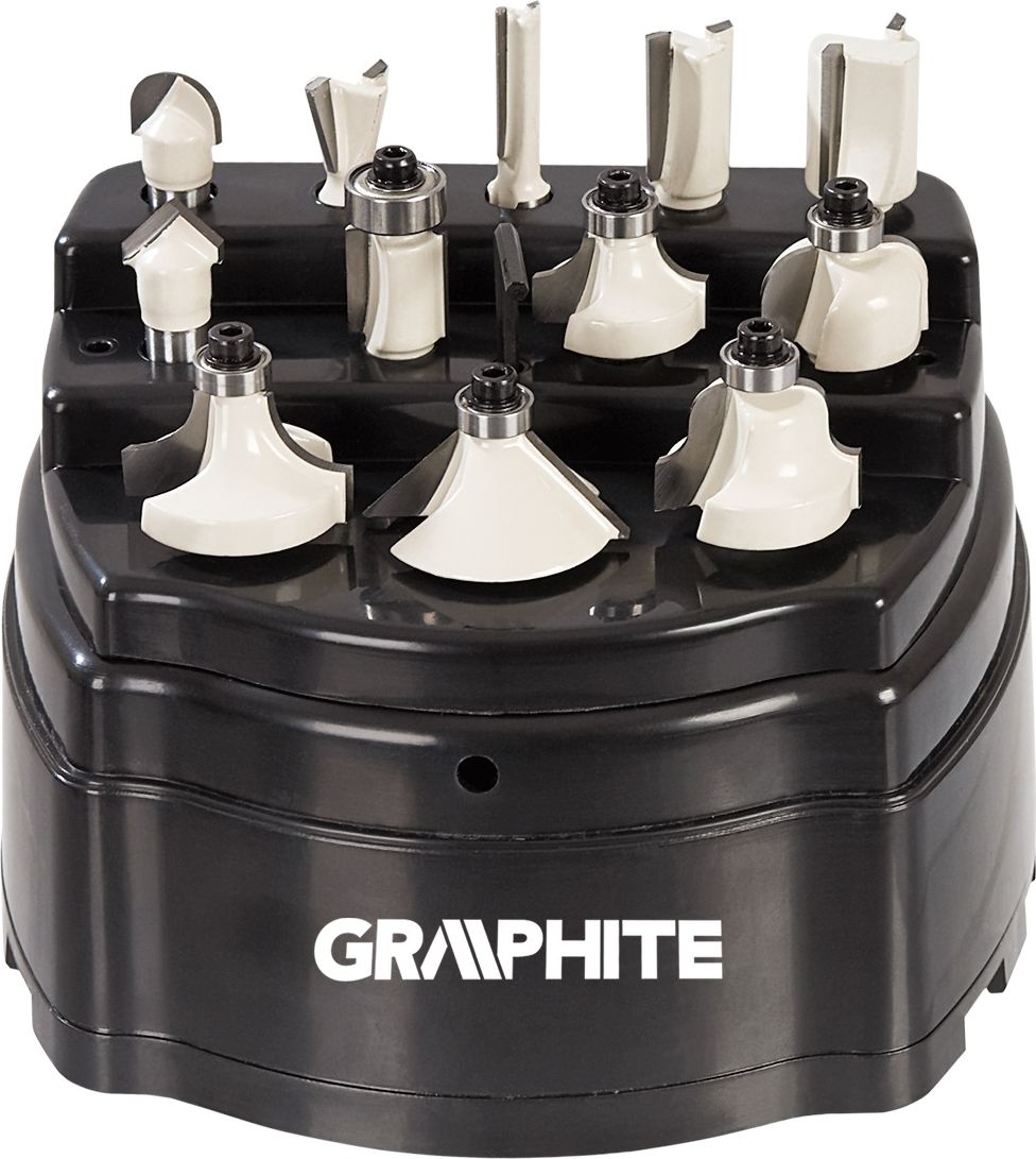 Graphite Frezy widiowe 8 mm 12 szt. (57H210)