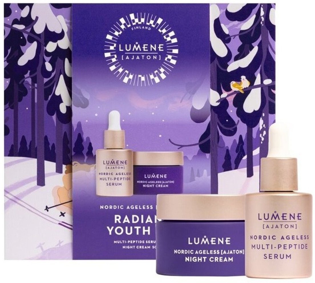 Lumene Nordic Ageless &lsqb;Ajaton&rsqb; Radiant Youth Set Zestaw serum do twarzy 30ml + krem do twarzy 50ml