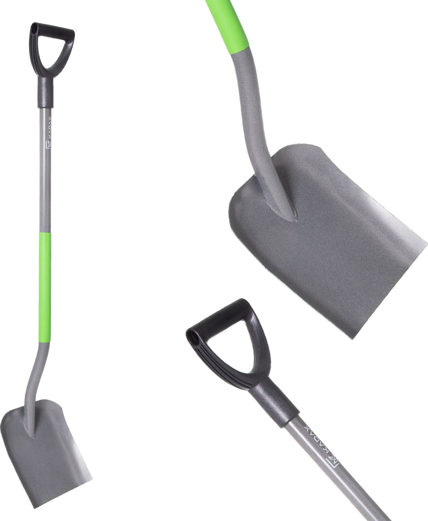 Kadax KADAX Łopata Piaskowa 123cm Piasku szufla Trzon metalowy Węglowa Z Uchwytem
