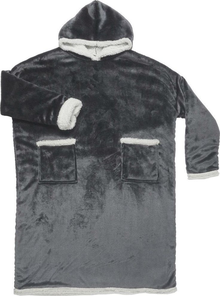 Intesi Bluza długa/ snuddie szara