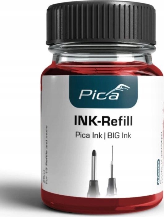 Tusz Pica-Marker Pica INK/BIG INK Refill Set red