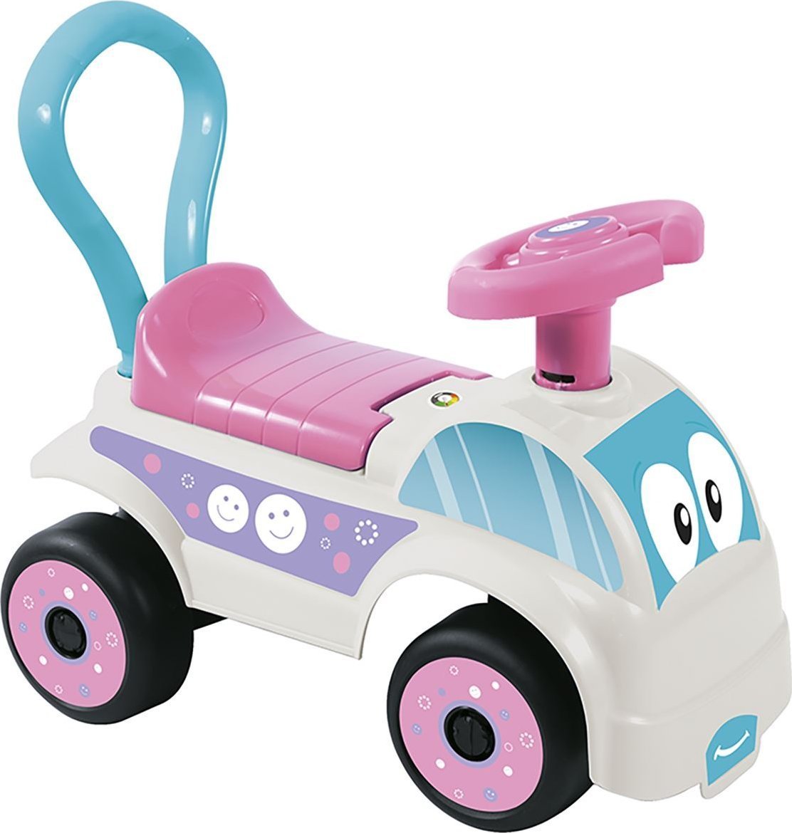 DOLU jeździk różowo-biały 2621 26217