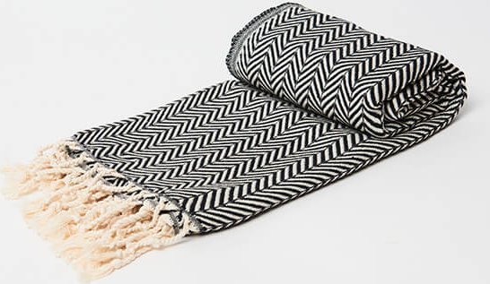 Yeye Ręcznik hammam DAMLA 100% bawełna YEYE Czarny