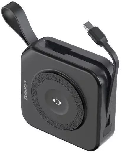 Powerbank Swissten Powerbank ALL-IN-ONE PRO Li-Pol 5/9/12V for charging phones and other devices 22013978 10000mAh kabel USB-C 1