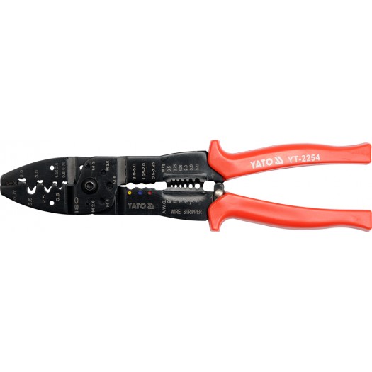 Yato Szczypce do zaciskania konektorów 250mm 0,5-5,5mm (YT-2254)