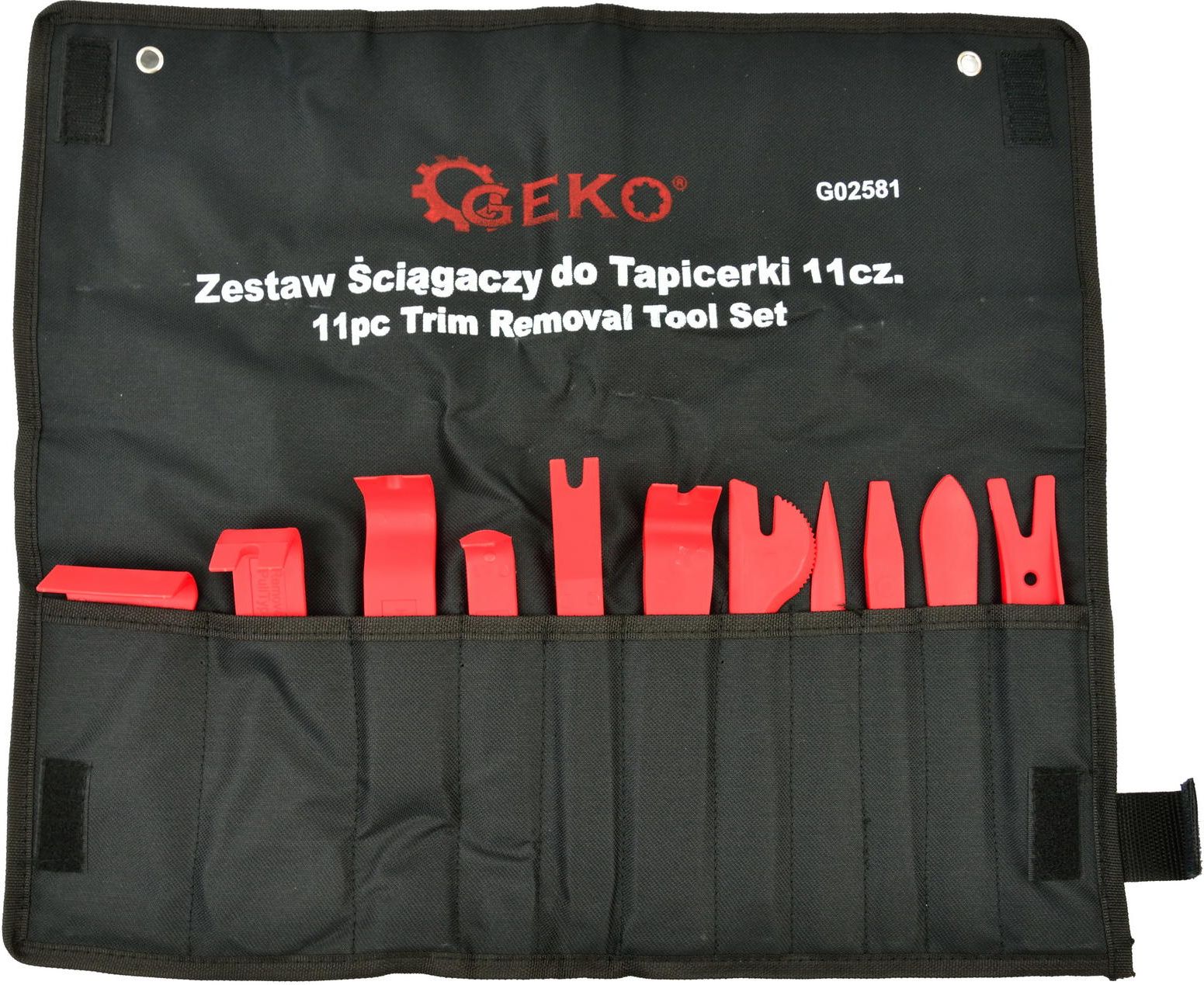 Geko zestaw ściągaczy do tapicerki 11 sztuk (G02581)