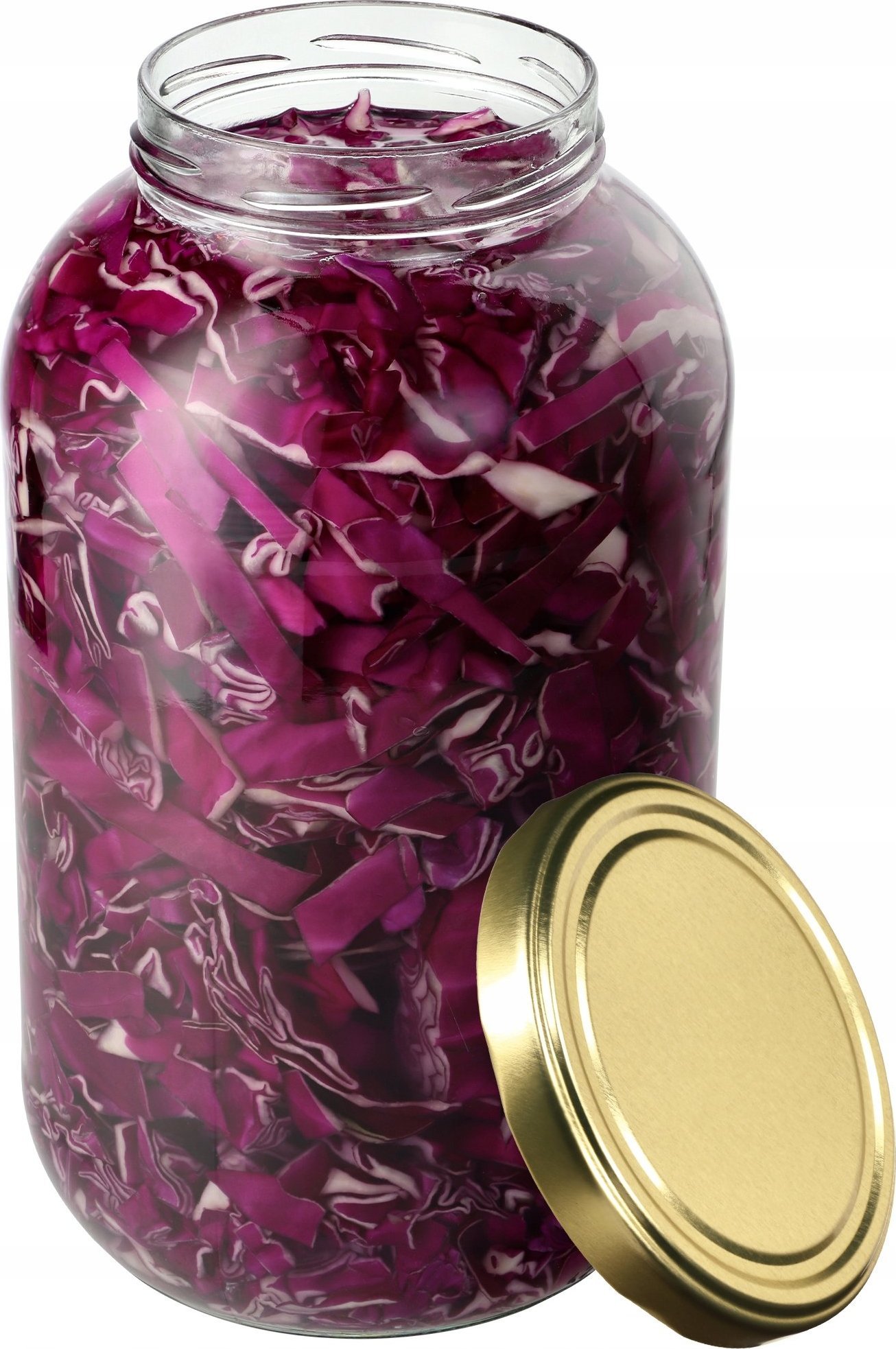 Kadax Słoik Szklany 4L Słój Na Przetwory + Wieczko fi100