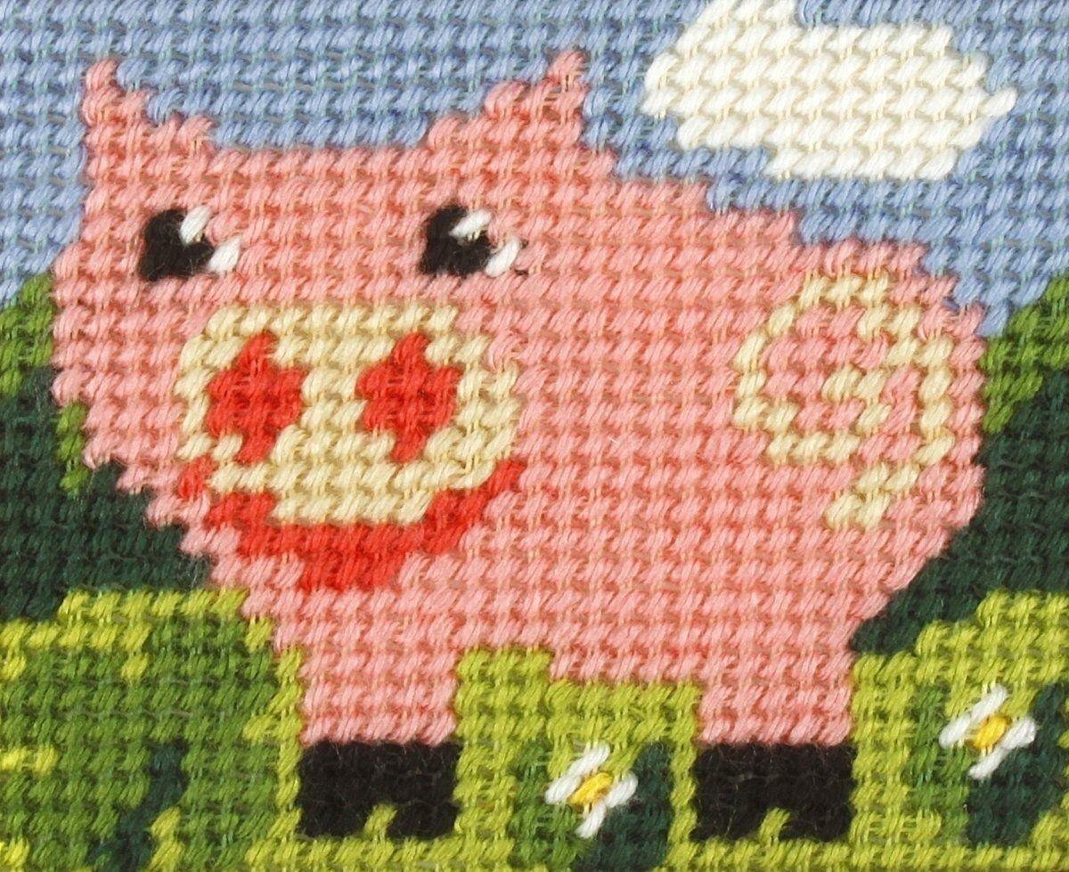 Haft. Moje pierwsze wyszywanie - Świnka EDUKAMP