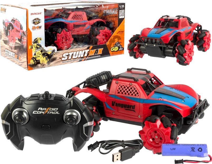 AUTO ZDALNIE STEROWANE OBROTOWE STUNT MAX R/C