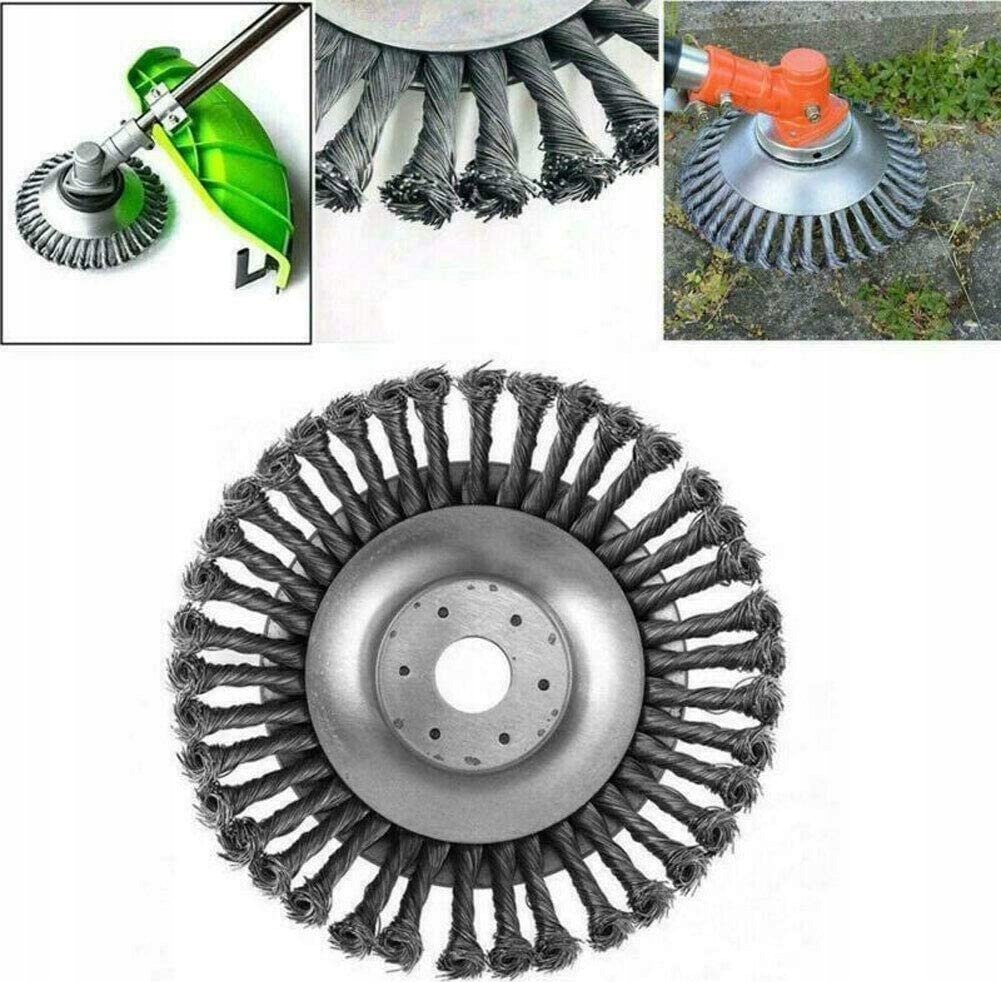 Korbi DRUCIAK TARCZA SZCZOTKA DRUCIANA KOSY CHWAST 150mm