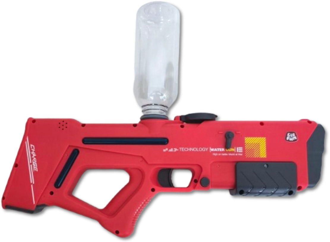 Pistolet na wodę - Elektryczny 40cm - Czerwony