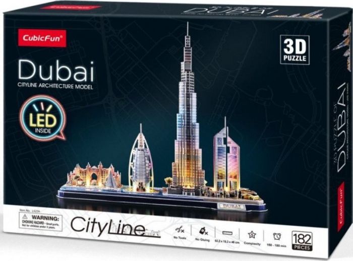 PUZZLE 3D LED DUBAI - L523H