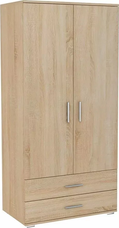 Elior Skandynawska szafa z szufladami dąb sonoma - Kapi 3X