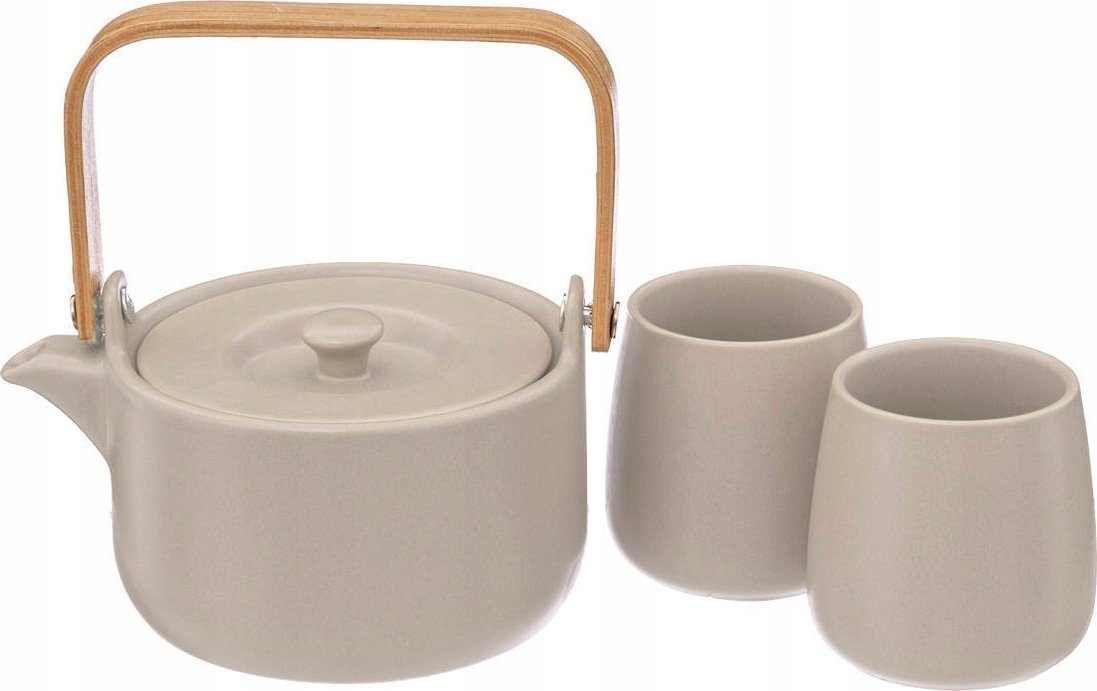 Secret de Gourmet Dzbanek na herbatę NATURE z 2 kubkami, 3 elementy