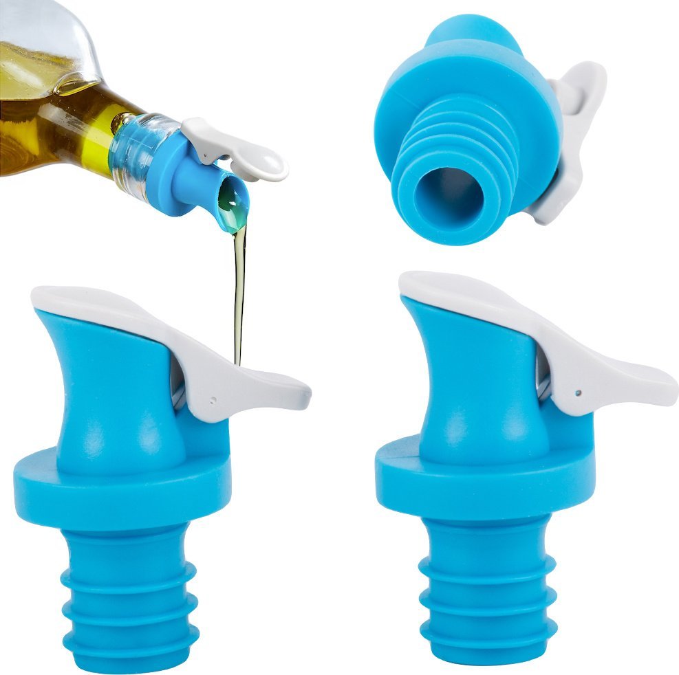 Verk Dozownik do butelek nalewak oliwa korek oleju oliwę ocet syrop zestaw 2szt Dozownik do butelek nalewak oliwa korek oleju oliwę ocet syrop zestaw