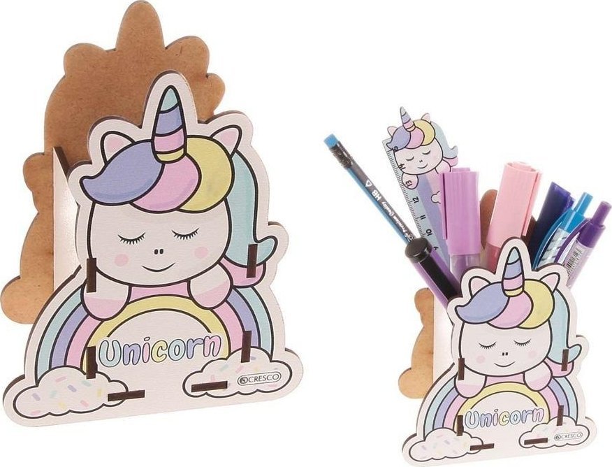 Przybornik organizer na biurko Jednorożec