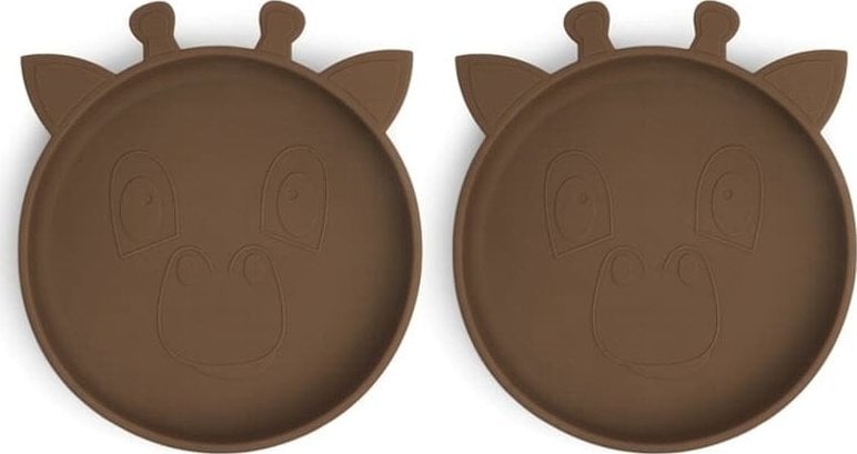 Nuuroo nuuroo - 2 talerzyki silikonowe Giraf Acorn