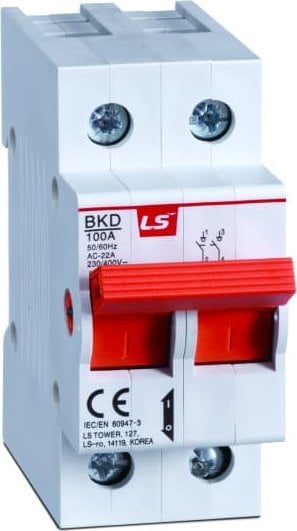LSiS Rozłącznik modułowy 2P 100A BKD 2P 100A 06120249R0