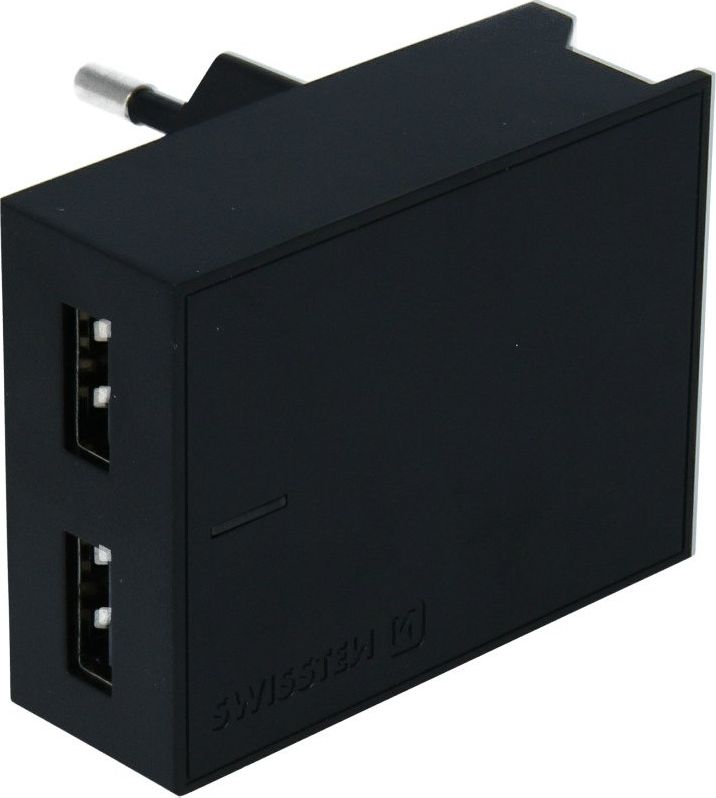 Ładowarka Swissten 2x USB-A 3 A (22031000)