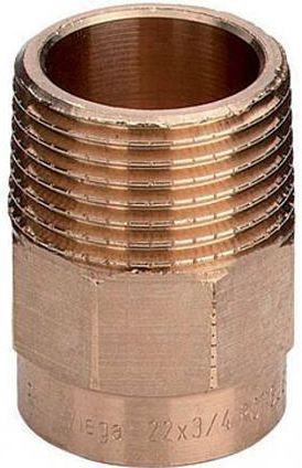 Viega Złączka przejściowa 28mm x 5/4" brąz (105839)