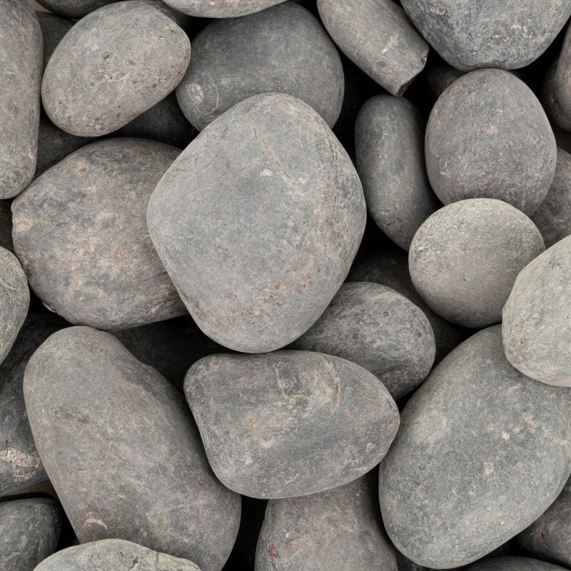 Ilford Kamienie Black umyte 30-50mm do akwarium i terrarium 10 kg/OPAK