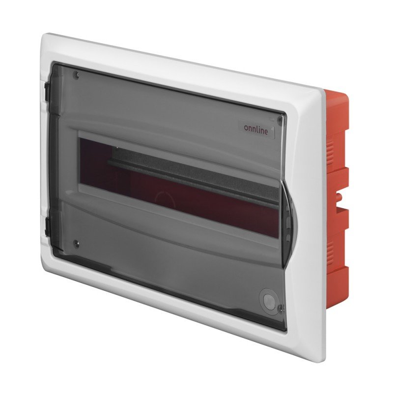 Onnline Rozdzielnica p/t 1x12 IP40 szyba dymna 2513-11