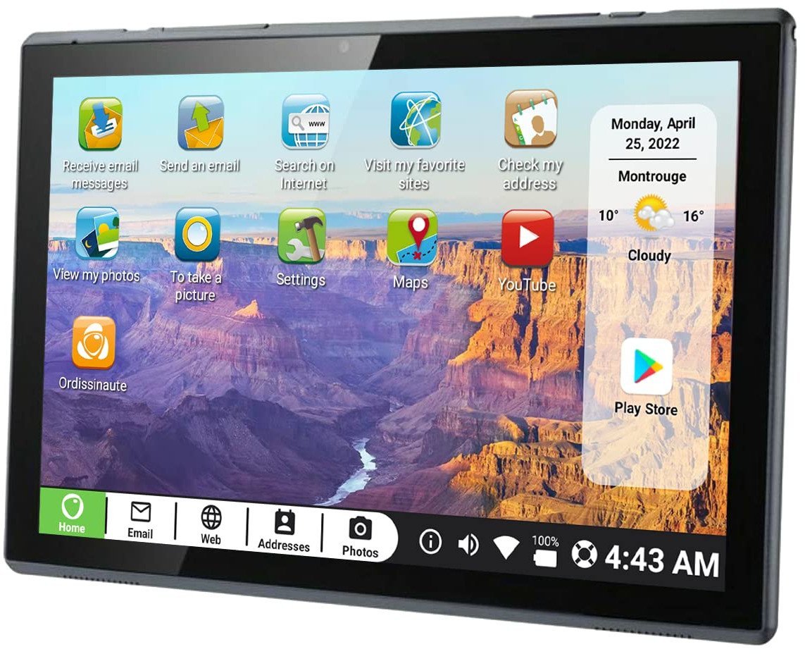 Pix-Star Tablet 10,1" 3GB/32GB/BT/USBC Android