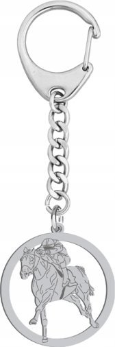 Radziszewska Jewellery Srebrny Brelok Dżokej GRAWER GRATIS