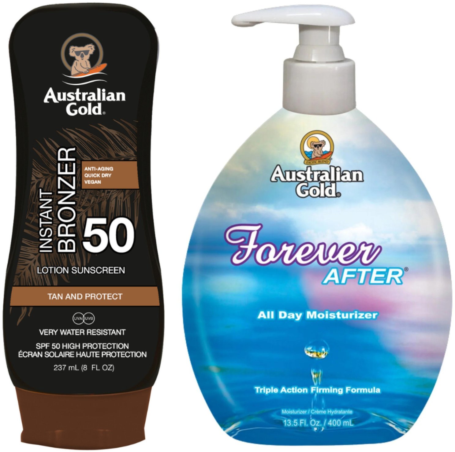 Australian Gold Balsam Z Bronzerem SPF50 + Forever After 400ml