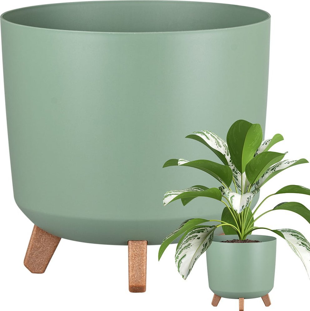 Prosperplast Doniczka GRACIA TUBUS - ziemisty zielony DGTL300L-561C Prosperplast