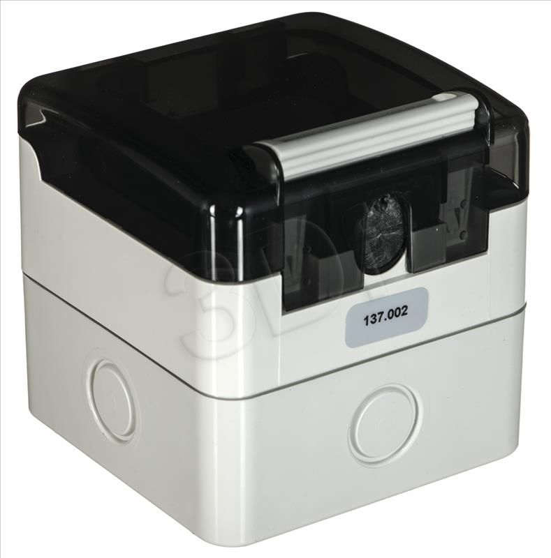 Alantec ALANTEC Gniazdo szczelne IP66 natynkowe 2xRJ45 (OS002IP)