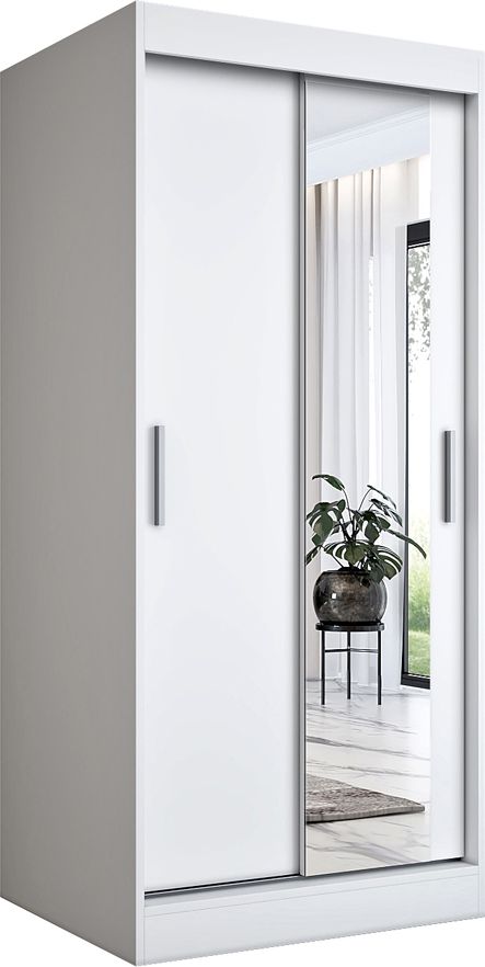 Elior Biała szafa przesuwna - Palmira 2X