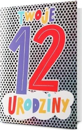Karnet Urodziny 12