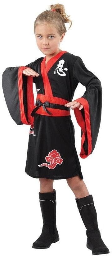 Strój dla dzieci wojowniczka Ninja rozm. 110/120cm